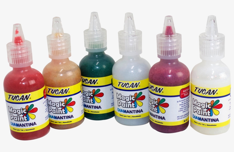 Magic Paint Diamantina Pintura Para Tela 30ml - Pintura Para Tela Guatemala, transparent png #6202606