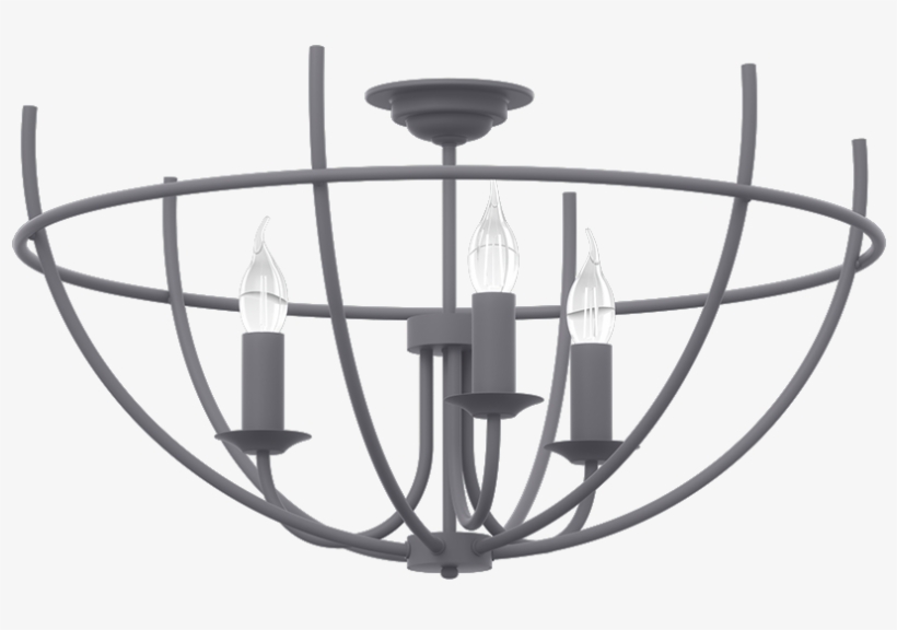 Orb 3 Light Pendant - Chandelier, transparent png #6205140