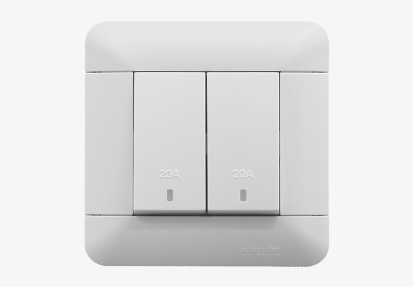 Schneider Arcato E8132d20n 20a 250v 2 Gang Double Pole - Gadget, transparent png #6205376
