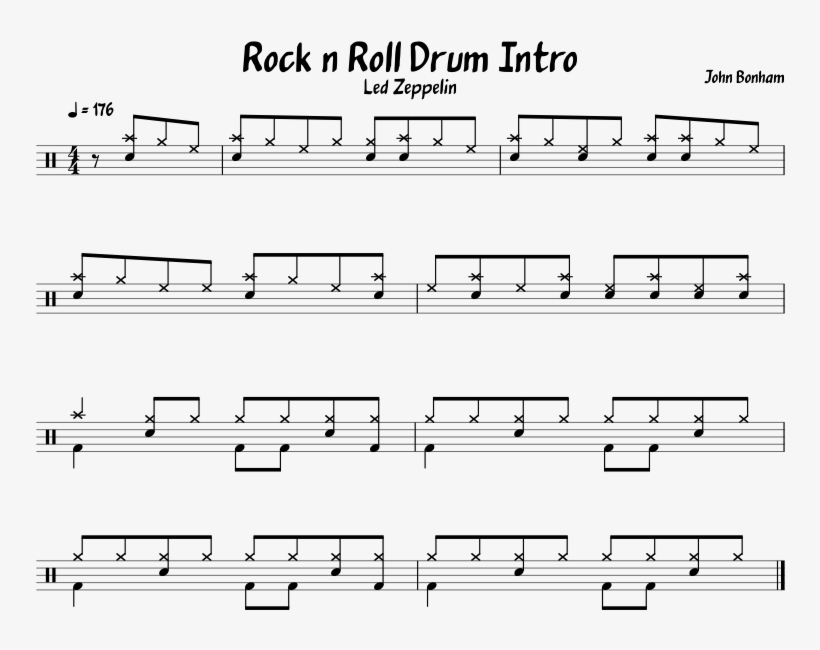 Rock & Roll - Sheet Music, transparent png #6205521