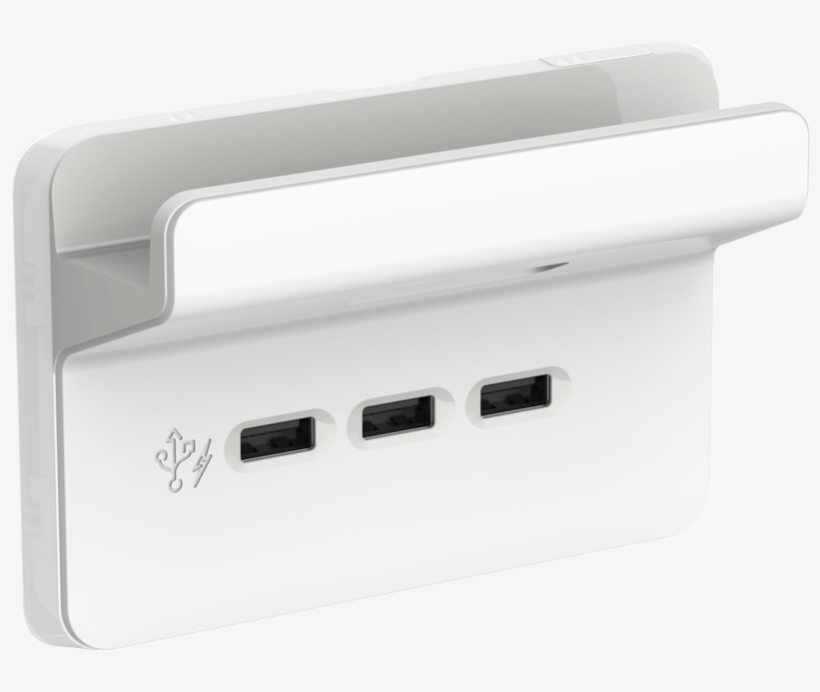 3 X Usb Charger With Shelf - Clipsal, transparent png #6205619