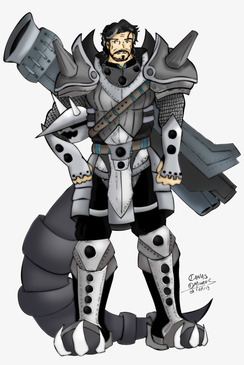 Atros Aggron Pokémon Gijinka By Canasominous - Aggron As A Human, transparent png #6205943