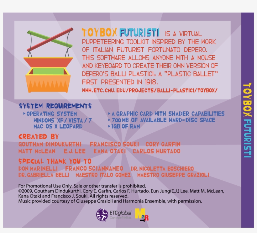 Depero Futuristi Futurism And More Toyboxinsertback - Futurism, transparent png #6206149