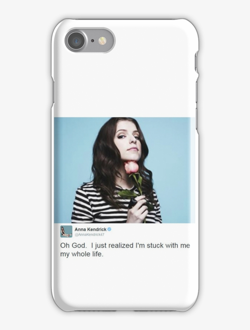 Anna Kendrick Iphone 7 Snap Case - Marshmello Iphone Case, transparent png #6206204