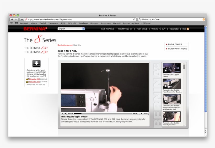 Bernina 8 Series - Multimedia Software, transparent png #6206380