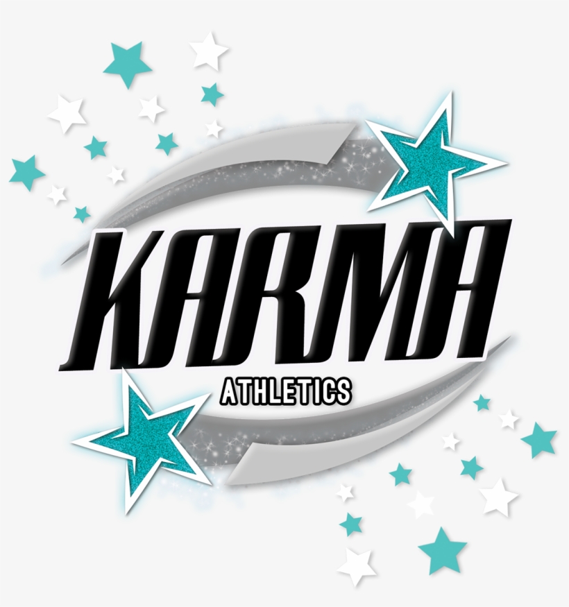 Karma Athletics Cheerleading Gym Logo And Flyer - Graphic Design, transparent png #6207457