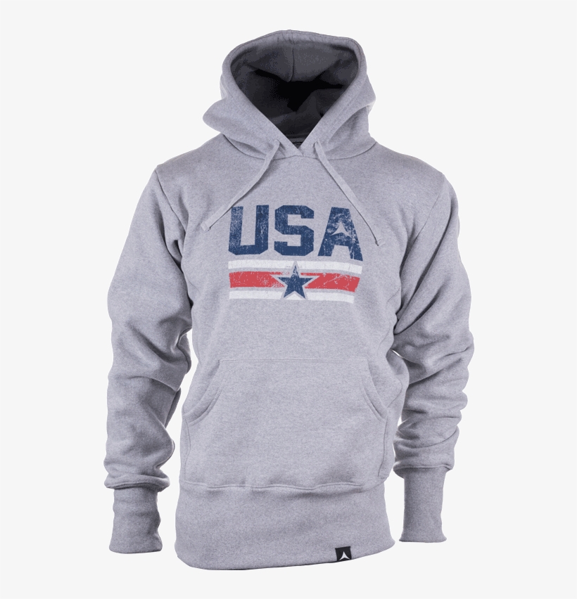 Aspinwall Hyalite Hoodie Heather Grey Team Usa Aspinwall - Hoodie, transparent png #6207561