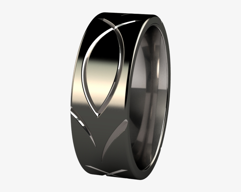 Ichthus Black And Colored - Ring, transparent png #6208147