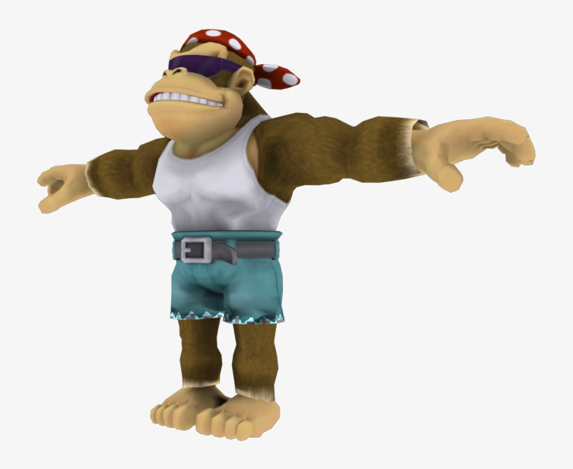 Funkykong3d Zps3757fc89 ] - Mario Super Sluggers Sprite, transparent png #6210729
