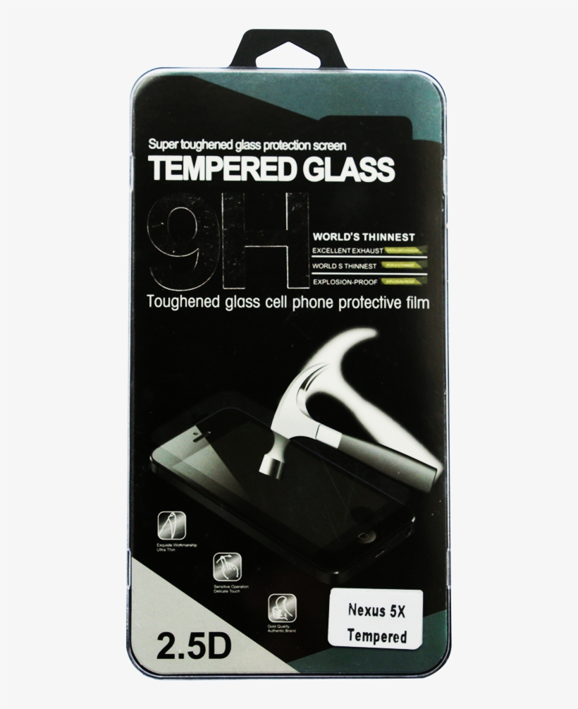 Lg Nexus 5x Tempered Glass Screen Protector - Screen Protector, transparent png #6210790