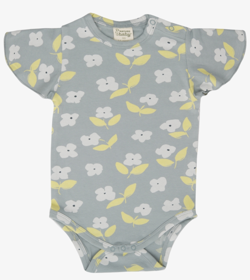 Nature Baby Meadow Blue Mist - Bodysuit, transparent png #6210897