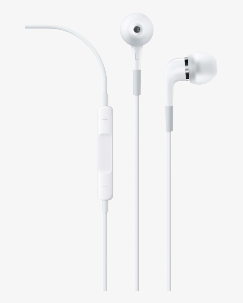 Apple In-ear Headphones With Remote And Mic - Apple In-ear Headphones With Remote And Mic - Earphones, transparent png #6211894