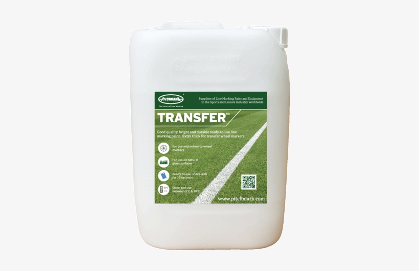 Image Of A 10 Litre Plastic Drum Of Transfer White - No Nonsense Line Marking Paint, transparent png #6212269