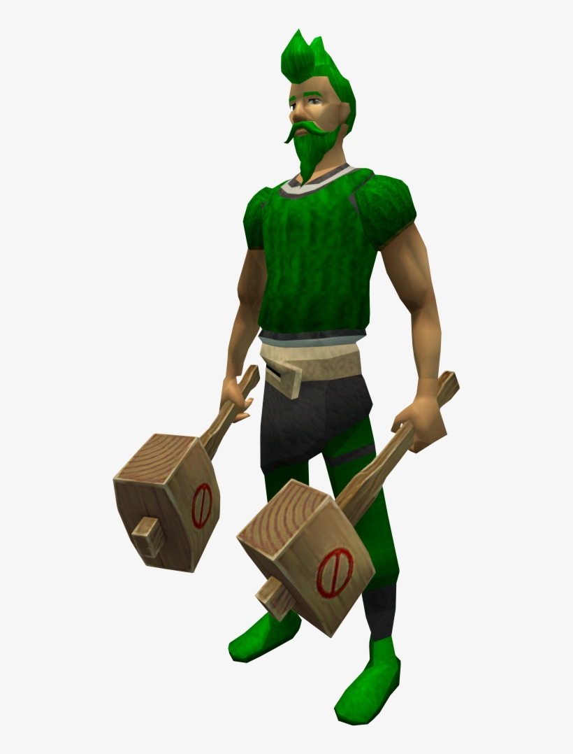 Ban Hammer - Detailed - Equipped - Banhammer Runescape, transparent png #6213826