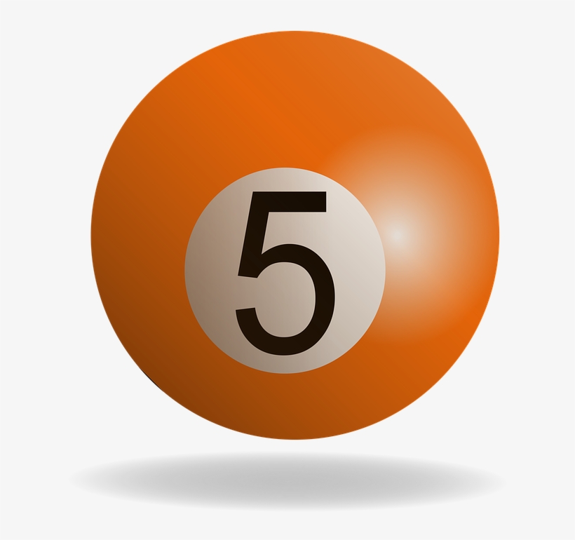 Billiard, Billiard Ball Orange, Sport, Pool, Orange - Imagenes De Bolas De Billar, transparent png #6214144