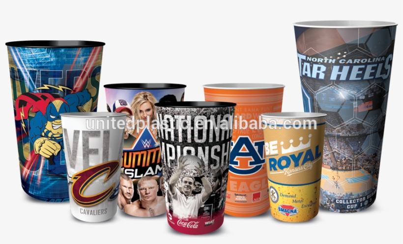 32oz Food Grade 3d Iml Cup Popcorn Buckets From Unitedplastics - Iml Cup, transparent png #6215263