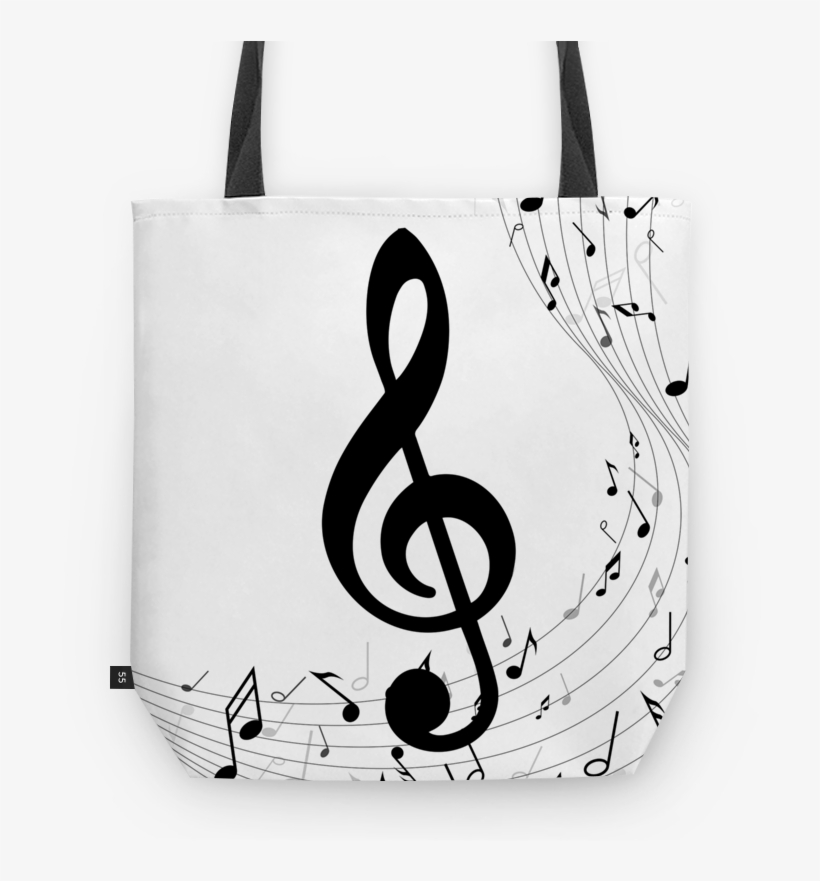 Bolsa Notas Musicais Ii De Wesley Carçadona - Starsource Portable Multi-function Piano Design Reading, transparent png #6216771