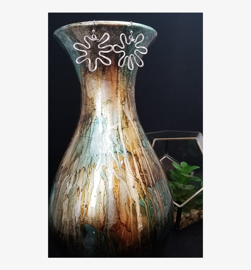 Apparel & Accessories > Jewelry > Watches Aluminum - Earring, transparent png #6217166