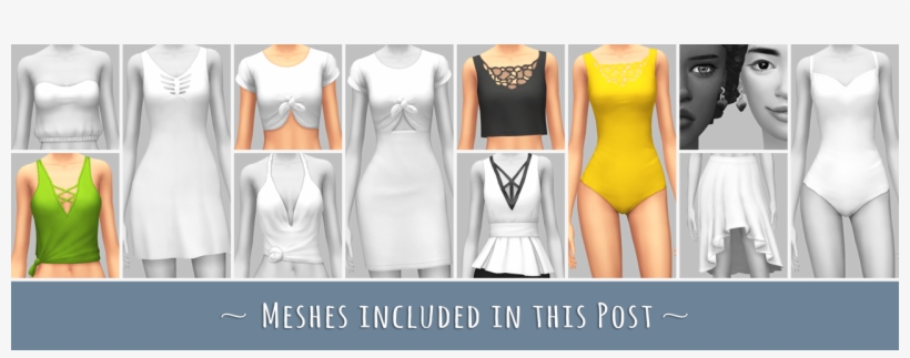 This Collaboration Between @bowl Of Plumbobs, - Lingerie, transparent png #6218270