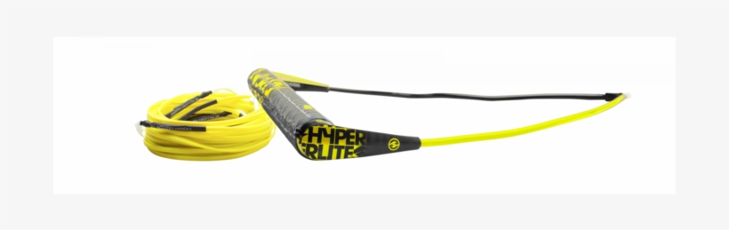 Hyperlite Team Handle W/ X-line Rope - Hyperlite Silicone Flat Line 80 Wakeboard Rope 77000210, transparent png #6218587