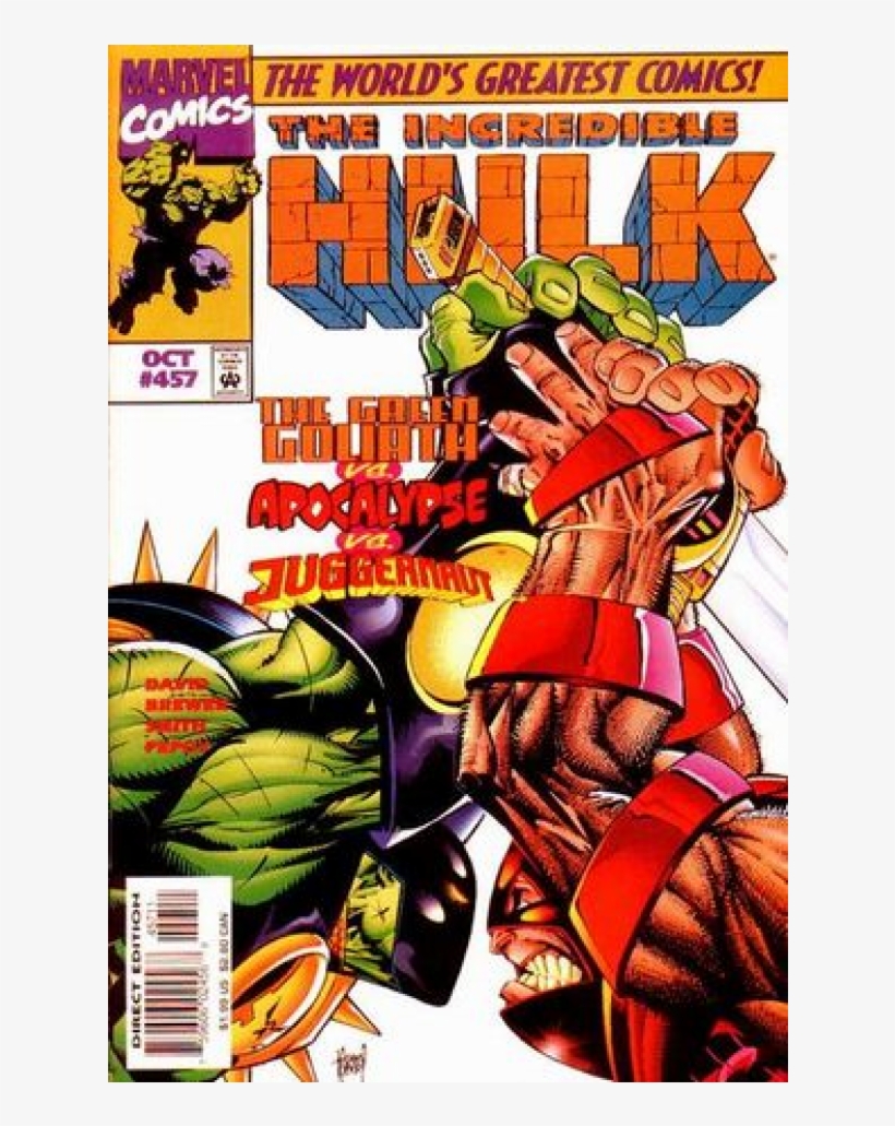 Купете Comics 1997-10 The Incredible Hulk - Horsemen Of The Apocalypse Hulk, transparent png #6219040