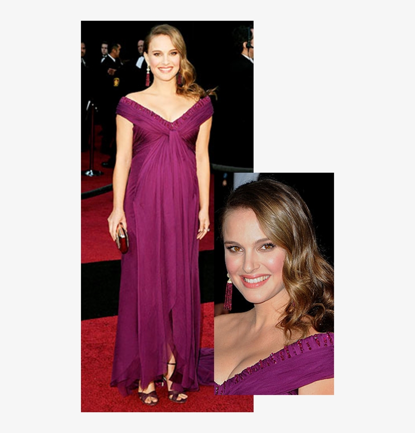 The Glowing Natalie Portman In Tiffany Jewelry - Natalie Portman Oscar 2011, transparent png #6220390