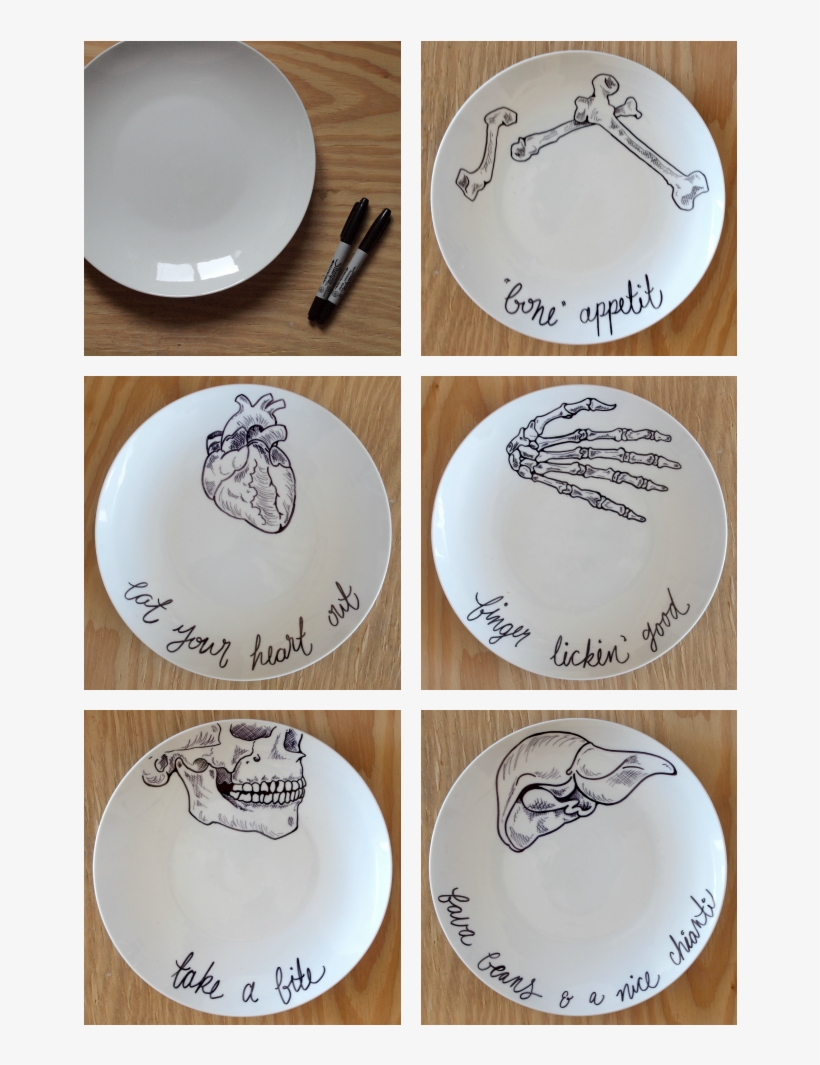 You Can Do It With Mugs Too All It Takes Is Dollar - Plate Diy, transparent png #6220685