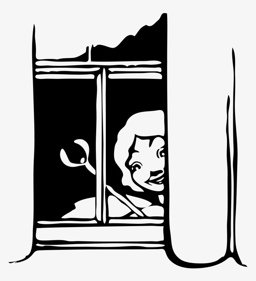 How To Set Use Fairy Peeking In Window Svg Vector, transparent png #6221305