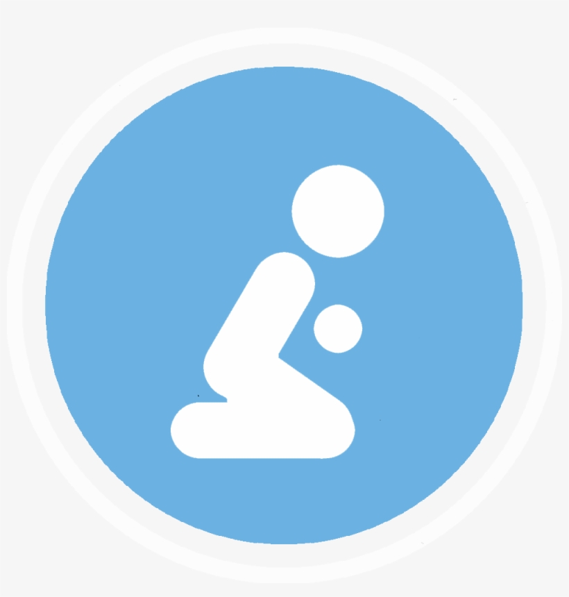 Prayer Blue And White - South West Baptist Association, transparent png #6222529