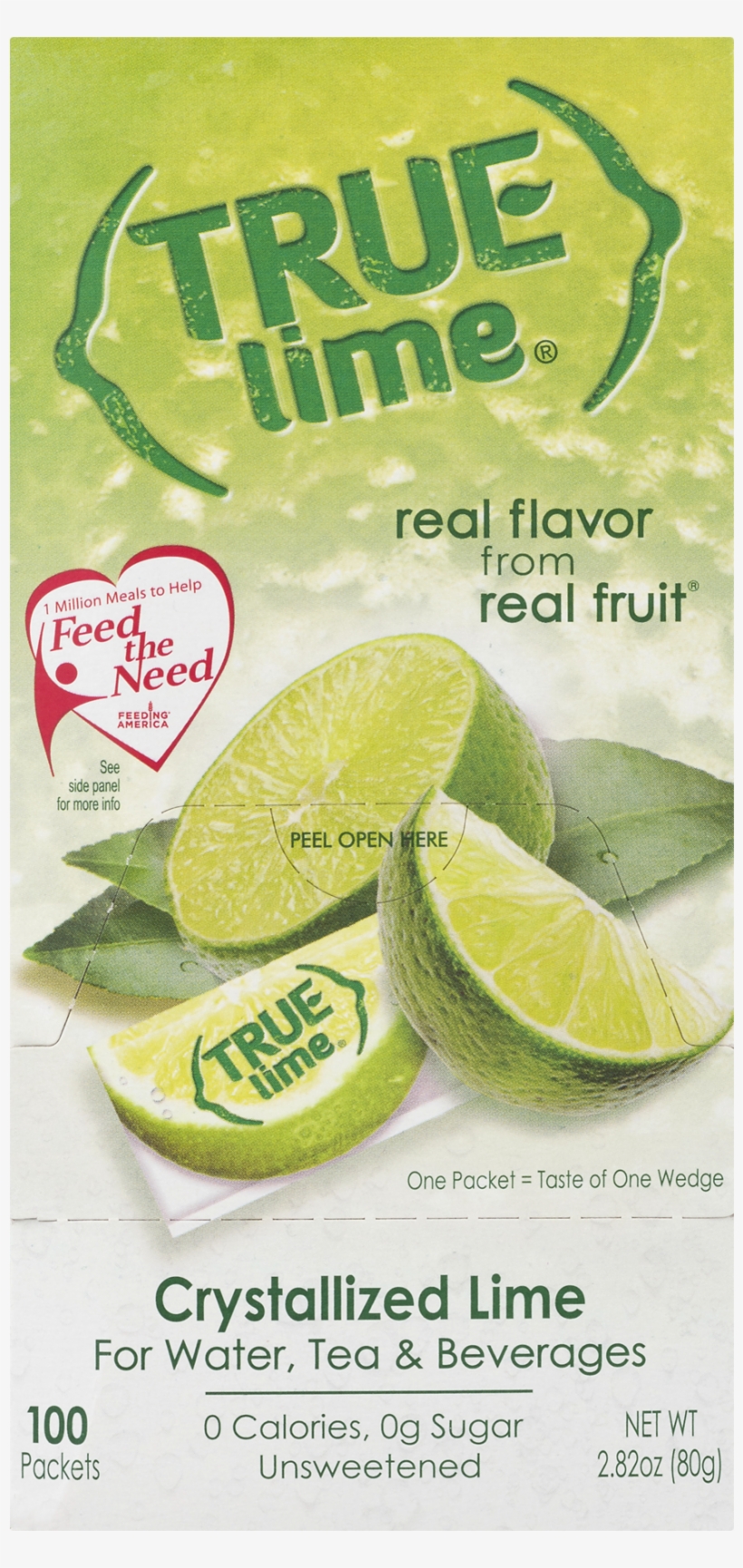True Lemon Drink Mix, - True Lime 100-count, transparent png #6222808