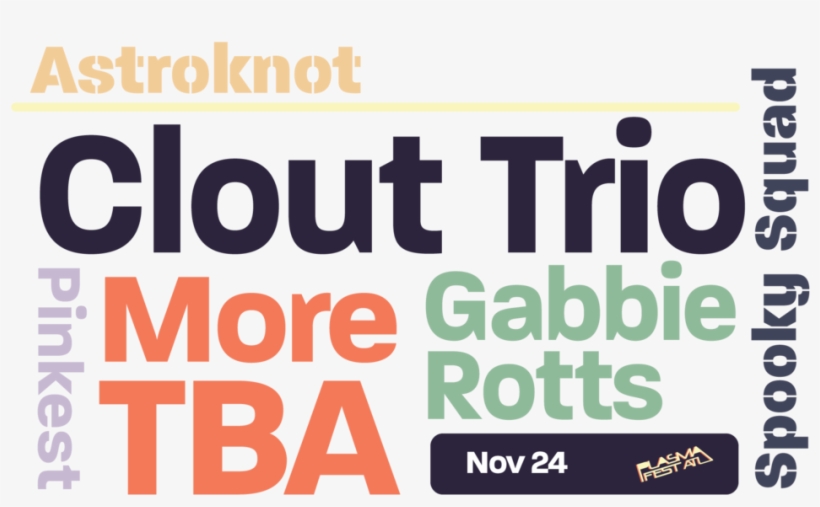 Plasma Fest 2018 Website Type Setlist - Poster, transparent png #6222809