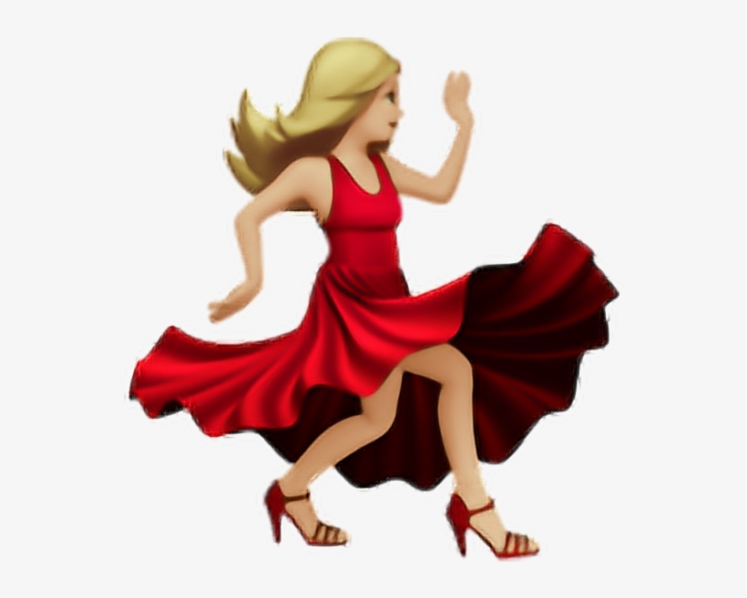 Emojibaile - Sticker Icoonslove - Salsa Dancing Emoji, transparent png #6222939