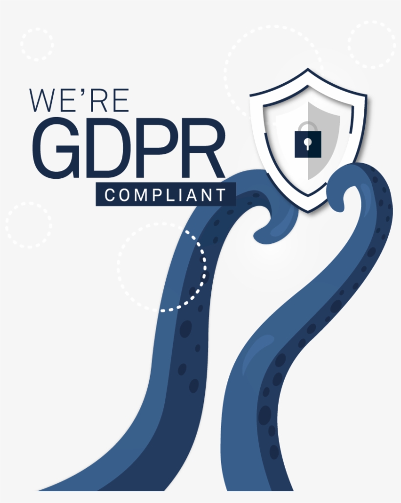 Blue Octopus Gdpr - General Data Protection Regulation, transparent png #6223218