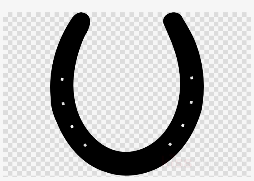 Horseshoe Clipart Horseshoe Clip Art - Horse Shoe Art Silhouette, transparent png #6223473