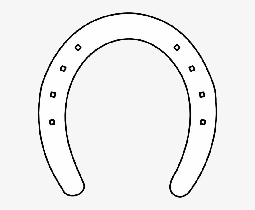 Clip Royalty Free Download Double Horseshoe Clipart - White Horse Shoe Png, transparent png #6223524