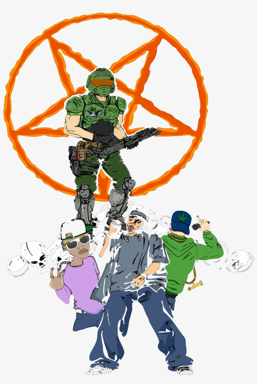 Image Of Doomsday Doom Guy Tee, transparent png #6223876