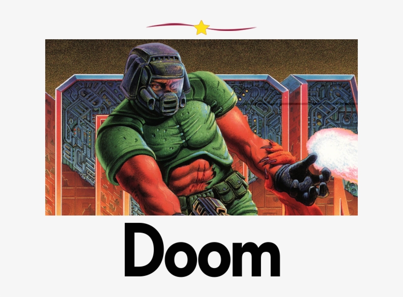 The 24 Best Classic Pc Games - Doom Guy, transparent png #6224229