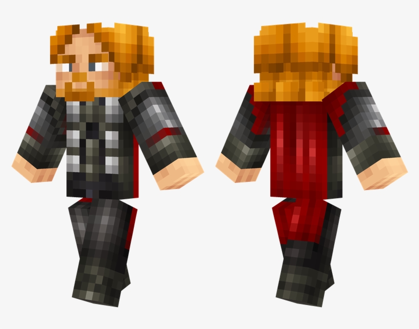 Thor - Minecraft Skins Boy Jacket, transparent png #6225007