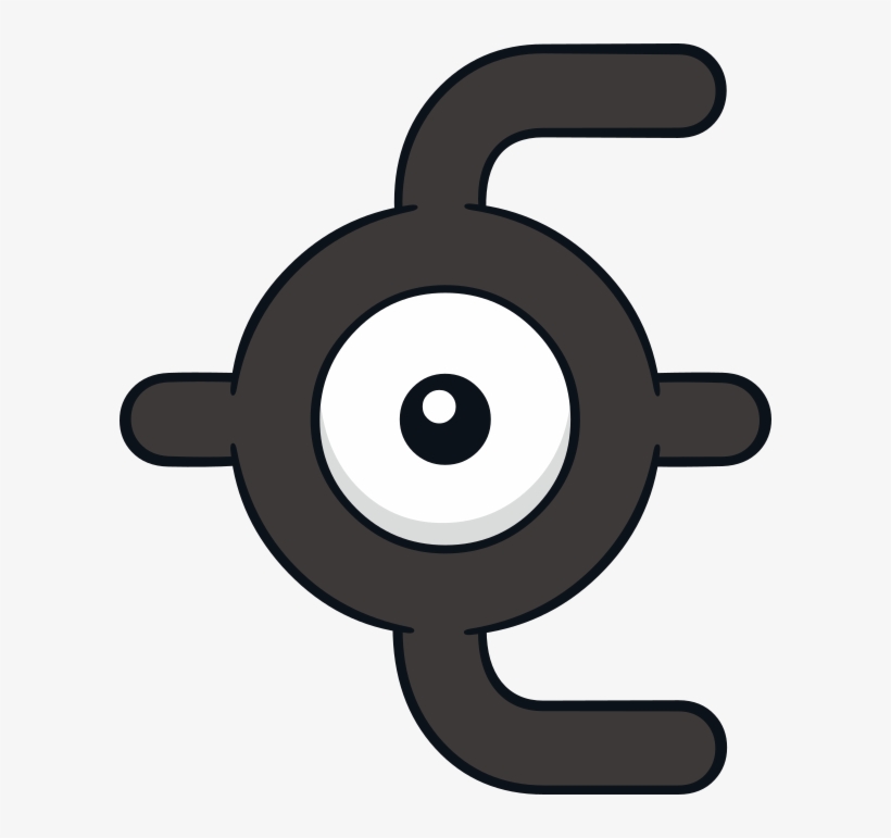 9,768,000 Exp - Pokemon Unown Letter E, transparent png #6225065