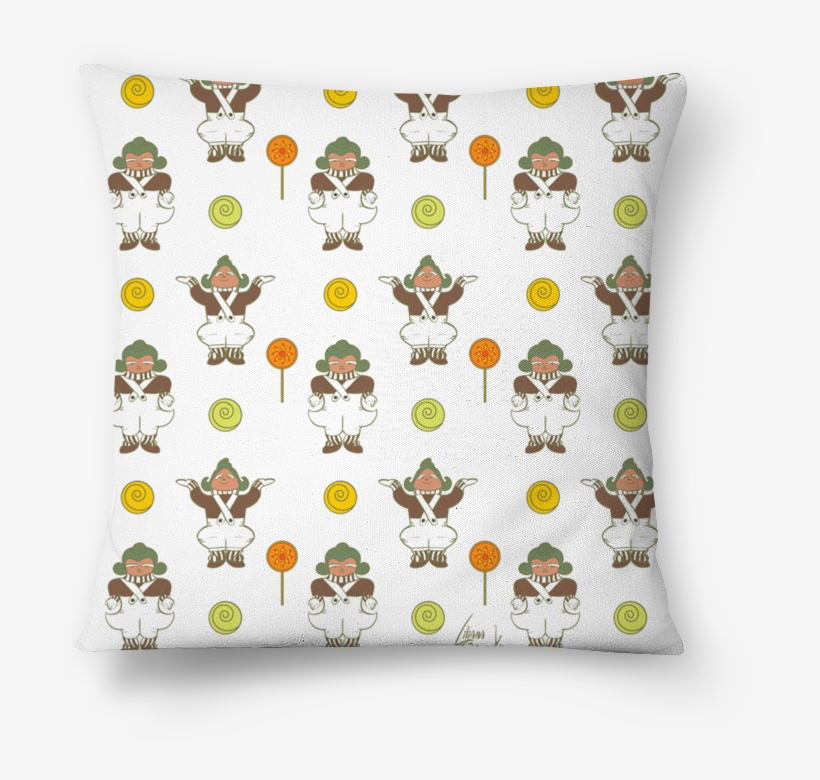 Almofada Oompa Loompas De Liliana Graciela Ostrovskyna - Throw Pillow, transparent png #6225679