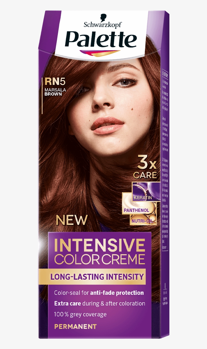 Palette Com Icc Baseline Rn5 Marsala Brown - Palette Intensive Color Creme, transparent png #6225715