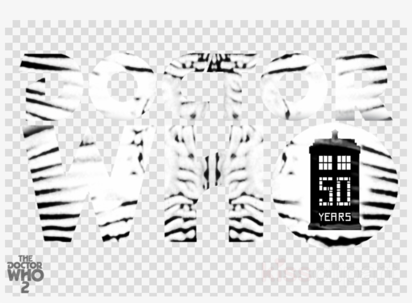 Doctor Who 50th Anniversary Logo Clipart Logo The Doctor - Logo, transparent png #6225786