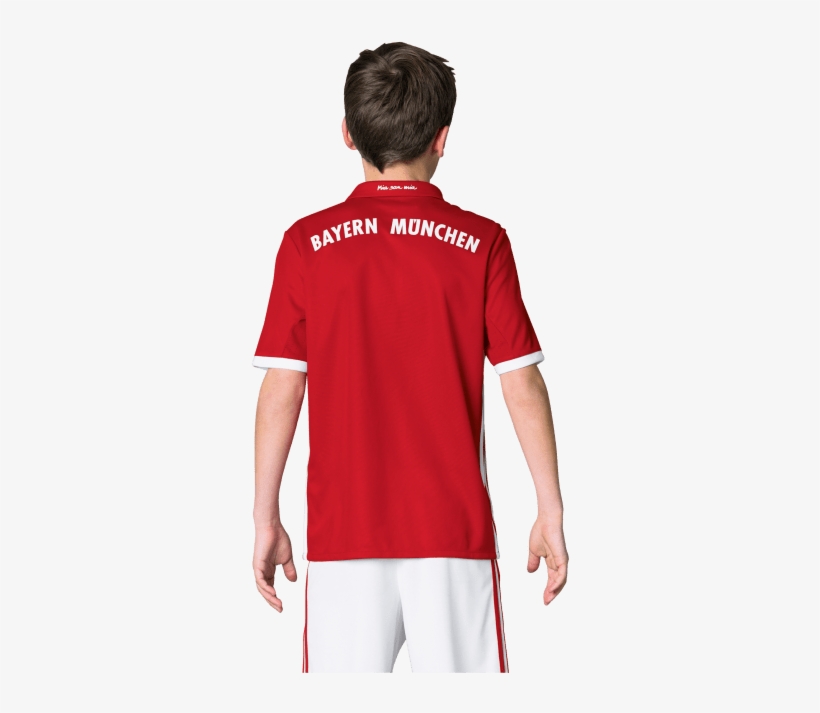 Fc Bayern Shirt Kids Home 16/17 - Polo Shirt, transparent png #6226132
