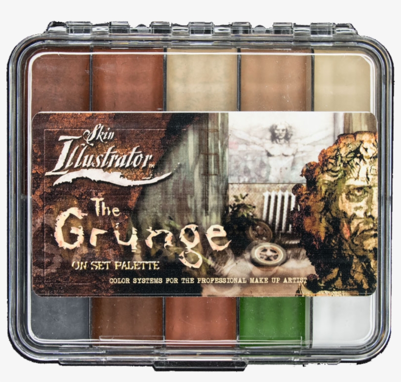 Skin Illustrator On Set Grunge Palette, transparent png #6226802