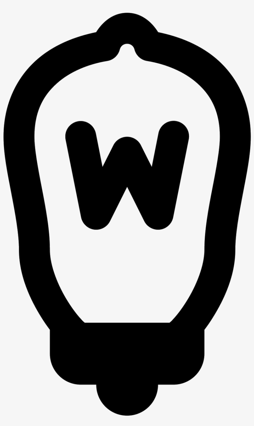 It's A Logo Of Edison Bulb Reduced To An Image Of A - Emblem, transparent png #6227061