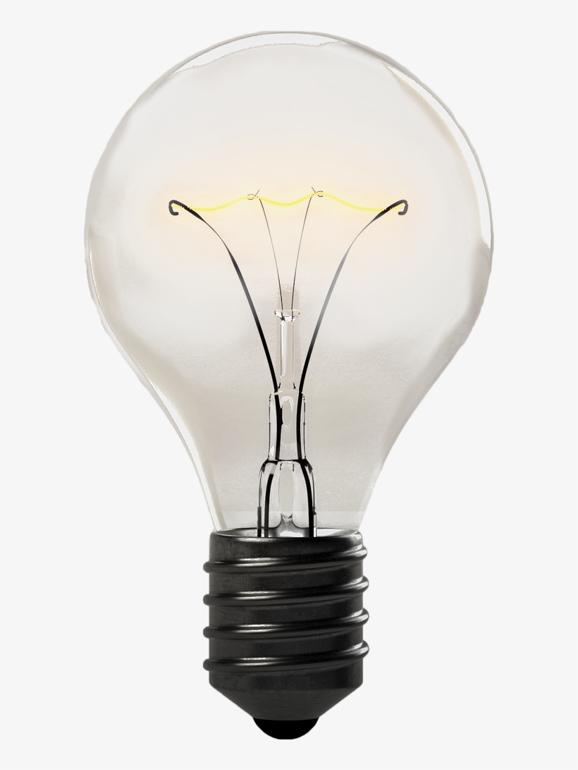 Light Bulb Isolated Transparent - Light Bulb Transparent Background, transparent png #6227132