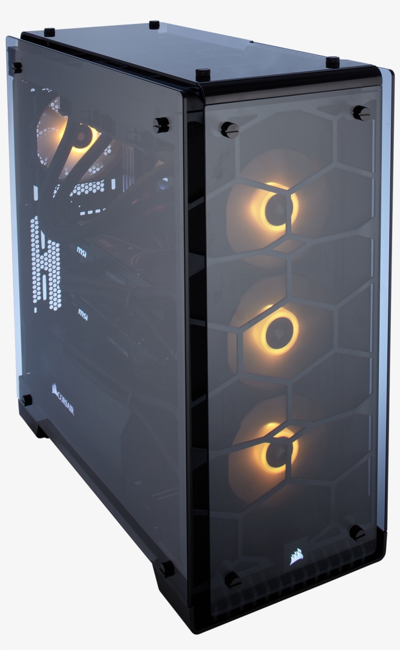 Corsair Crystal Series 570x Rgb Cc 9011098 Ww Steel - Crystal Series 570x Rgb Mirror Black, transparent png #6227187
