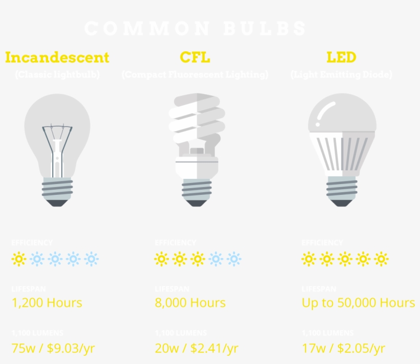 Today's Led Bulbs Can Be 67x More Energy Efficient - Compact Fluorescent Lamp, transparent png #6227188