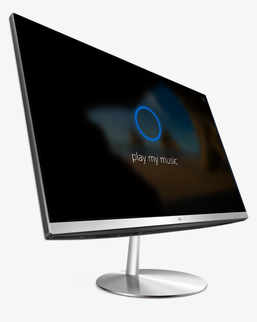 Its Powerful Array Microphones And Far-field Voice - Asus Zenaio Edge Silver Zn242ifgk-ca034t - Ordinateur, transparent png #6227850