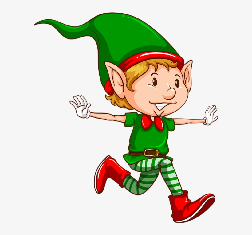 Personnage De Noël Lutin Png Lutin Noel Dessin Couleur